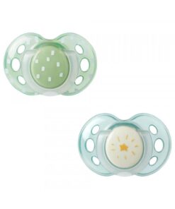 TOMMEE TIPPEE  Night Time Soothers 2 Pcs 18-36m