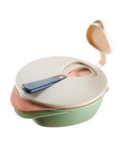 TOMMEE TIPPEE Easy Scoop Feeding Bowl And Lid 6m+