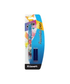 LUXOR Fountain Pen Blister With 2 Cartridges