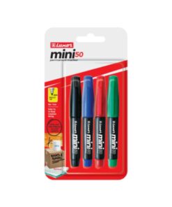 LUXOR Mini Permanent Marker Set Of 4