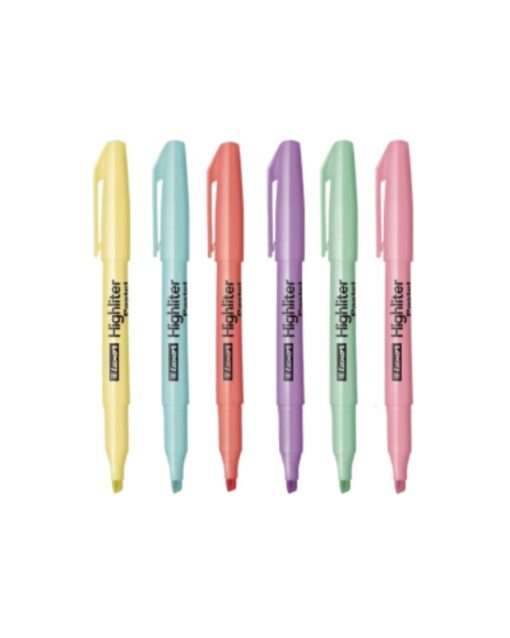 LUXOR Highlighter Pastel Set Of 6 - Image 2