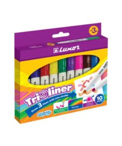 LUXOR Trio Liner 3 Lines With One Stroke 10 Colore