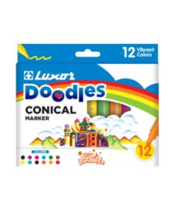 LUXOR Conical Coloring Marker Set Of 12