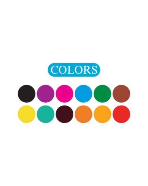 LUXOR Conical Coloring Marker Set Of 12 - Image 2