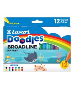LUXOR Broadline Markers Set Of 12