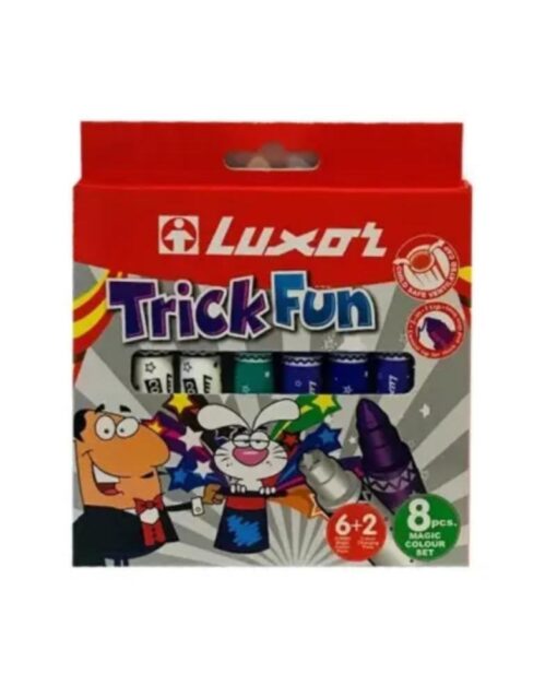 LUXOR Trick Fun Set Of 8 (6 Jumbo Colors 2 Color Changing)