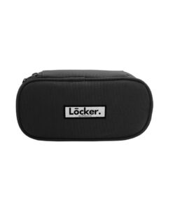 LOCKER Plus Black Oval Pencil Case