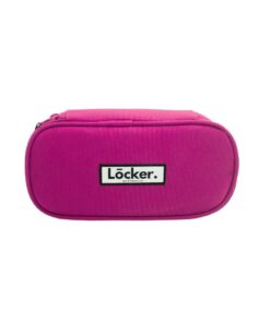LOCKER Plus Fuchsia Oval Pencil Case