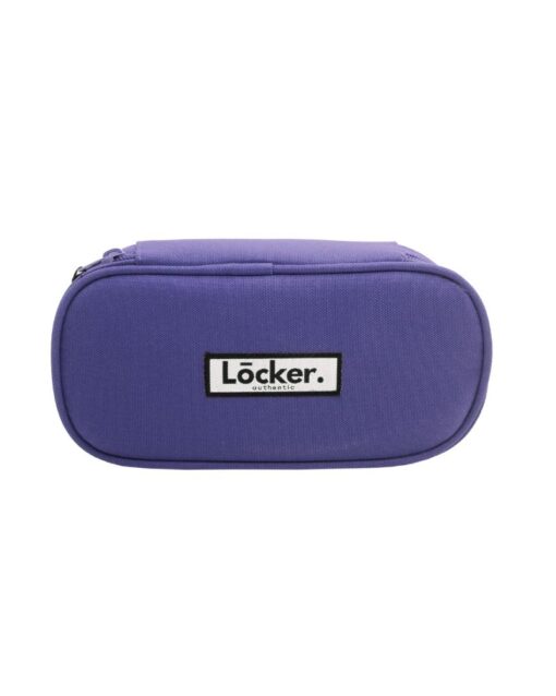 LOCKER Plus Purple Oval Pencil Case