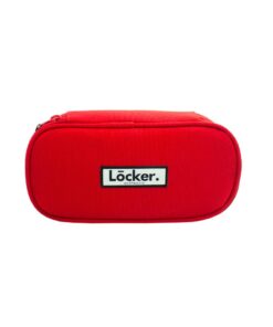 LOCKER Plus Red Oval Pencil Case