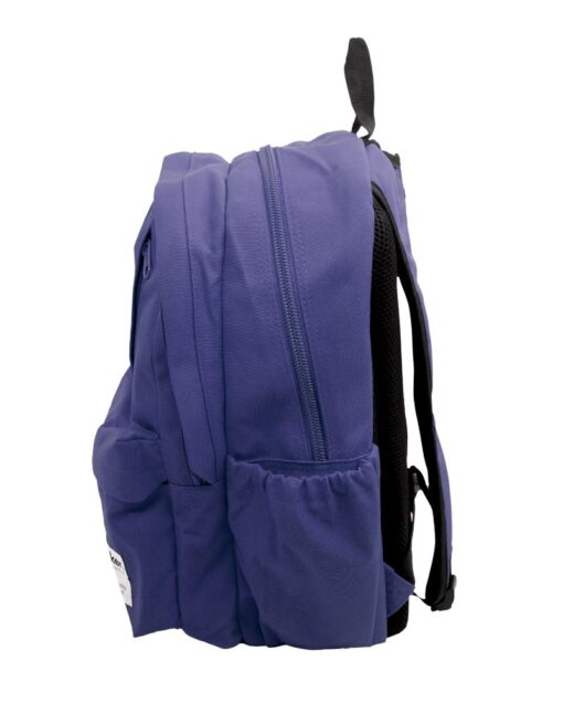 LOCKER Plus Plain 2 Compartments Purple Backpack - Image 3
