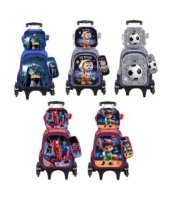 School Backpack Set 4 Pieces for Boys